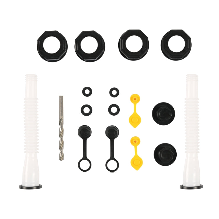 2pcs / Set Hexagonal Nut Oil Guide Tube with 8mm Drill Bit