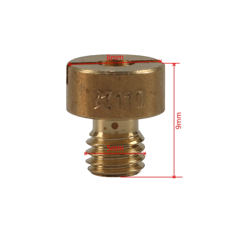 10pcs / Set Motorcycle Carburetor Nozzle for VM22-VM26 / 125CC-250CC, 10pcs / Set