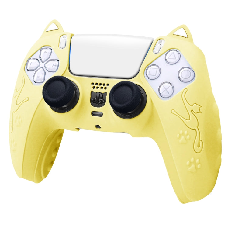 Cat Ear Shape Gamepad Silicone Protective Case, For Sony PS5