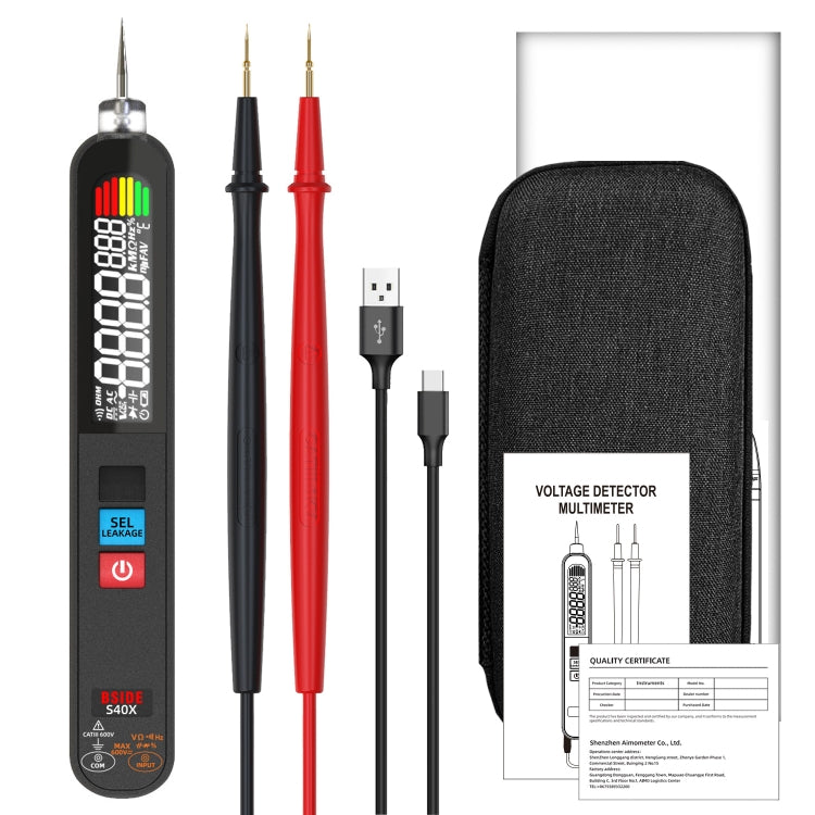 BSIDE S40X Voltage Leakage Detection Digital Multimeter, S40X