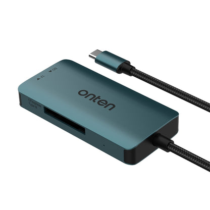 Onten C11 3 in 1 USB-C / Type-C to CFepress Type-B & SD & TF Card Reader, C11