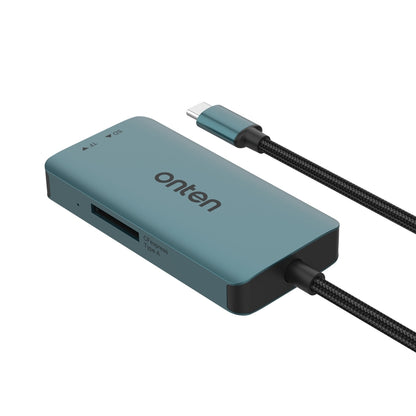 Onten C12 3 in 1 USB-C / Type-C to CFepress Type-A & SD & TF Card Reader, C12