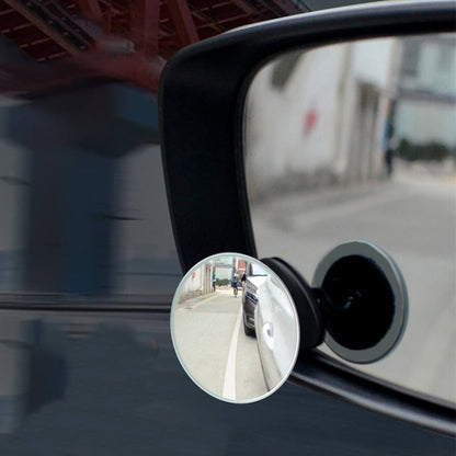 3R 3R-050 Car Rear View Mirror Auxiliary Mirror Car Adjustable Round Blind Spot Mirror, 3R-050