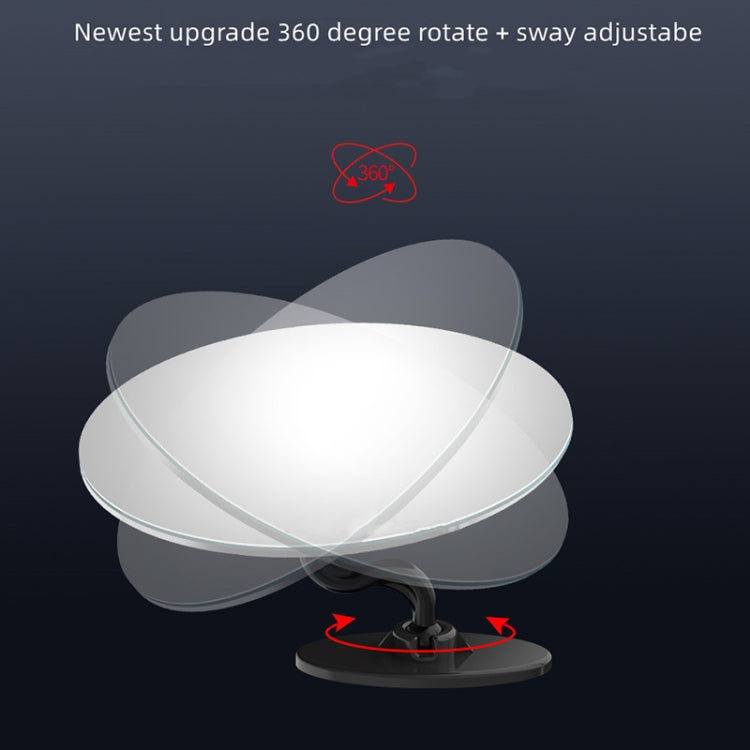 3R 3R-050 Car Rear View Mirror Auxiliary Mirror Car Adjustable Round Blind Spot Mirror, 3R-050