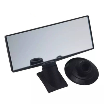 3R 3R-123 Car Suction Cup Curved Wide Angle Rear View Mirror, 3R-123