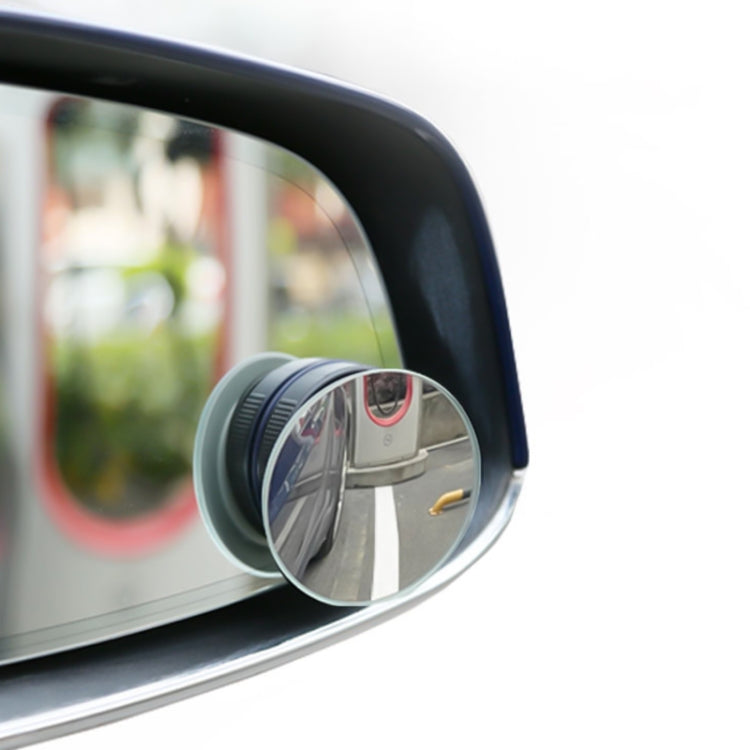 3R 3R-357 Car Suction Cup Auxiliary Side View Mirror Round Blind Spot Mirror, 3R-357