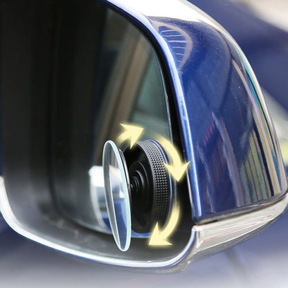 3R 3R-357 Car Suction Cup Auxiliary Side View Mirror Round Blind Spot Mirror, 3R-357