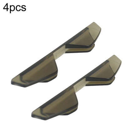 3R 3R-2107 Car Door Anti-collision Rubber Strip Invisible Protection Anti-scratch Aticker, 3R-2107 (Transparent Black), 3R-2107 (Transparent)