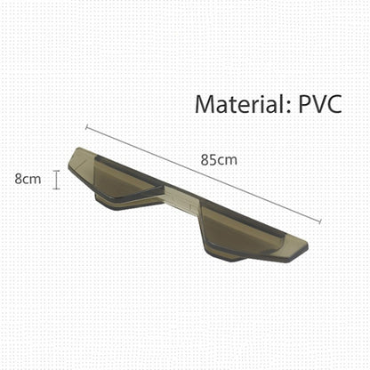 3R 3R-2107 Car Door Anti-collision Rubber Strip Invisible Protection Anti-scratch Aticker, 3R-2107 (Transparent Black), 3R-2107 (Transparent)