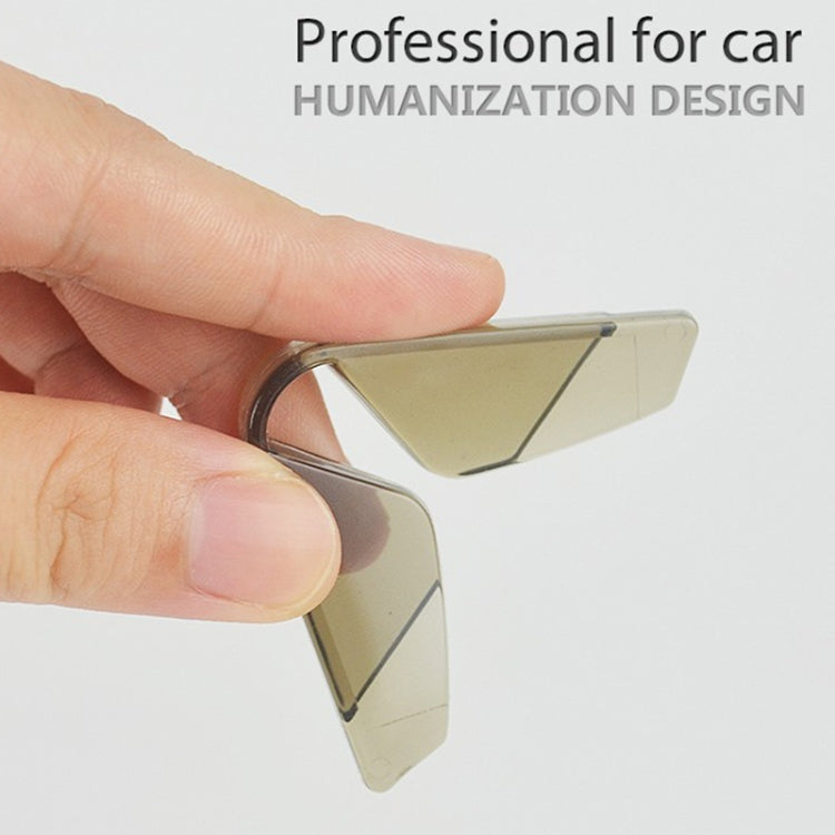 3R 3R-2107 Car Door Anti-collision Rubber Strip Invisible Protection Anti-scratch Aticker, 3R-2107 (Transparent), 3R-2107 (Transparent Black)