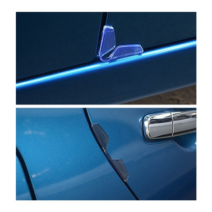 3R 3R-2107 Car Door Anti-collision Rubber Strip Invisible Protection Anti-scratch Aticker, 3R-2107 (Transparent), 3R-2107 (Transparent Black)