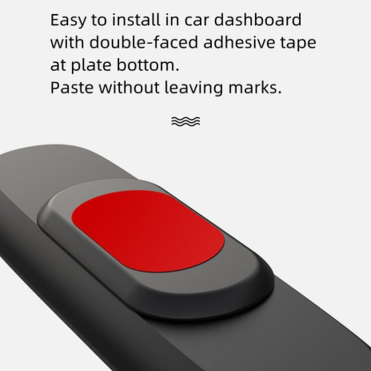 3R-2154 Car Temporary Parking Card Hidden Luminous Phone Number Plate, 3R-2154