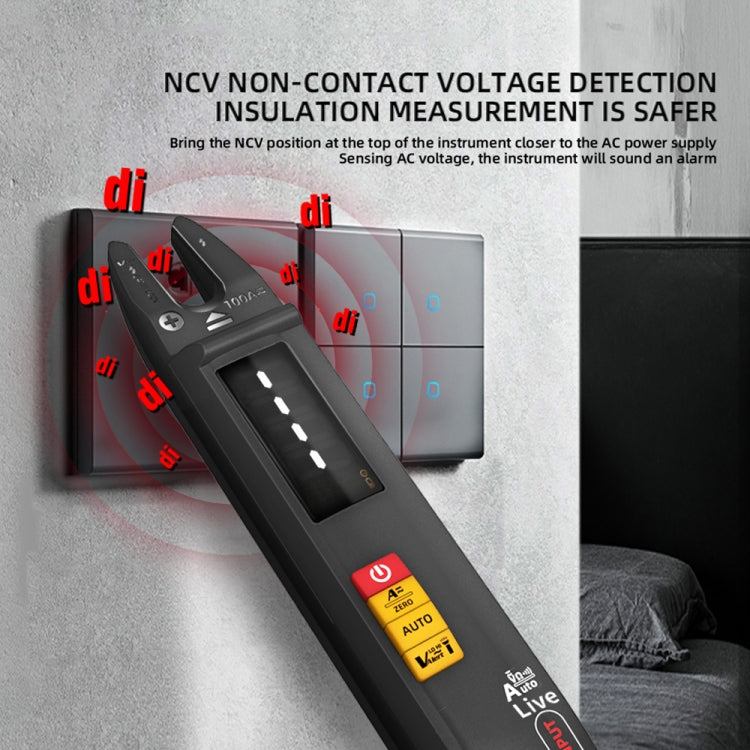 BSIDE U0 AC / DC Clamp Meter Electric Pen Current Digital Multimeter, U0