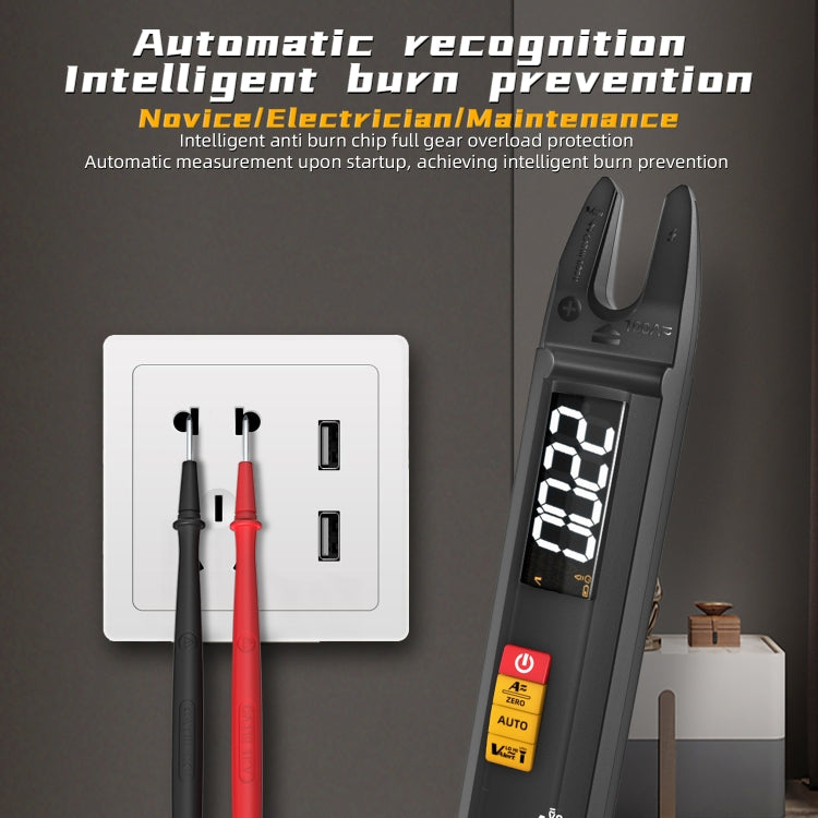BSIDE U1 AC / DC Clamp Meter Electric Pen Current Digital Multimeter, U1