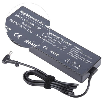 150W 20V 7.5A Laptop Notebook Power Adapter For Asus 6.0 x 3.7mm, EU Plug, US Plug, UK Plug, AU Plug