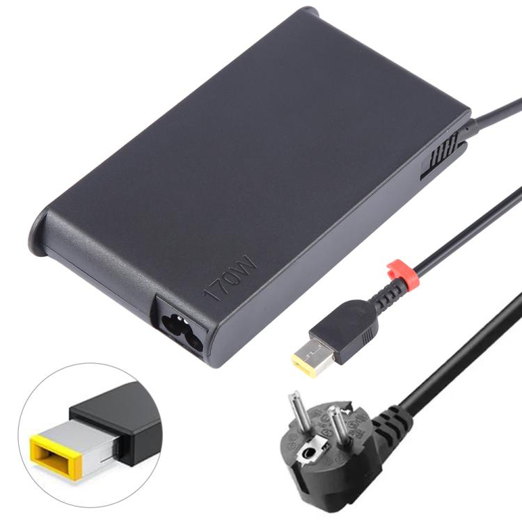 170W 20V 8.5A Laptop Notebook Power Adapter with Big Square USB Port For Lenovo Thinkpad / ThinkBook / Xiaoxin, EU Plug, US Plug, UK Plug, AU Plug