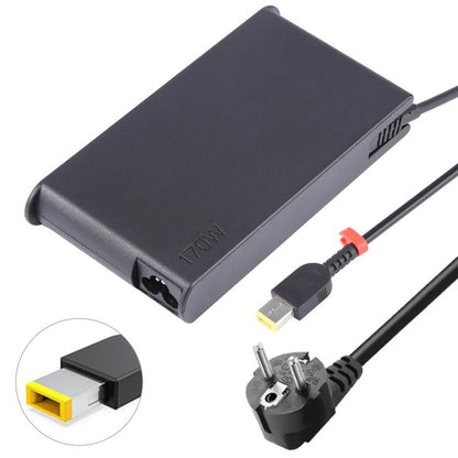 170W 20V 8.5A Laptop Notebook Power Adapter with Big Square USB Port For Lenovo Thinkpad / ThinkBook / Xiaoxin, EU Plug, US Plug, UK Plug, AU Plug