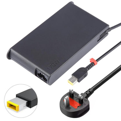 170W 20V 8.5A Laptop Notebook Power Adapter with Big Square USB Port For Lenovo Thinkpad / ThinkBook / Xiaoxin, EU Plug, US Plug, UK Plug, AU Plug