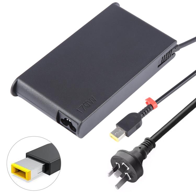 170W 20V 8.5A Laptop Notebook Power Adapter with Big Square USB Port For Lenovo Thinkpad / ThinkBook / Xiaoxin, EU Plug, US Plug, UK Plug, AU Plug