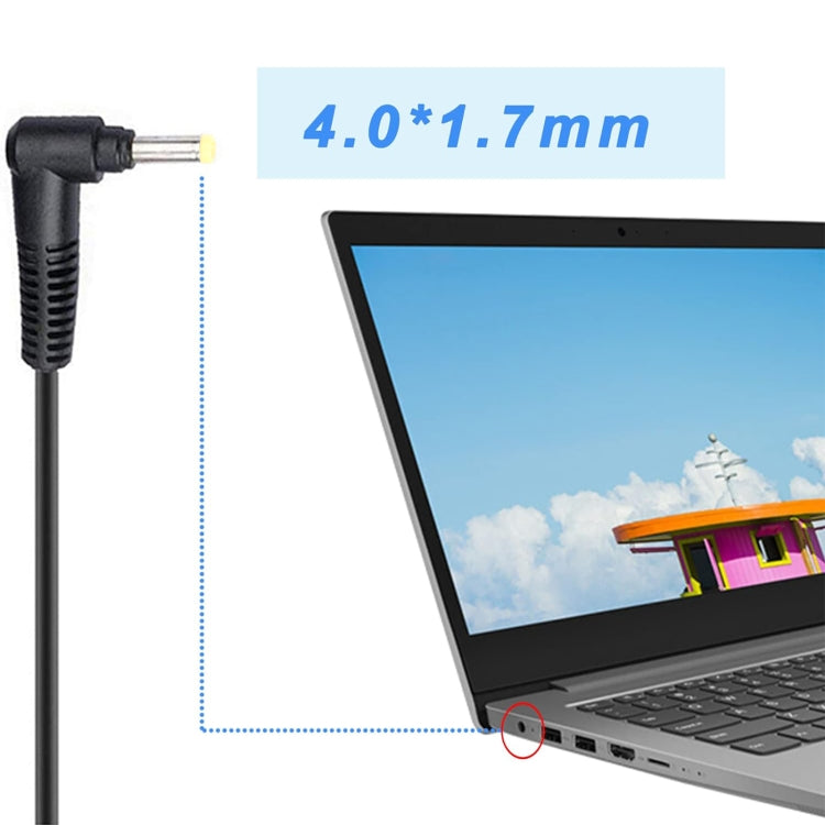 45W 20V 2.25A Laptop Notebook Power Adapter with DC 4.0 x 1.7mm Port For Lenovo Thinkpad / ThinkBook / Xiaoxin, UK Plug