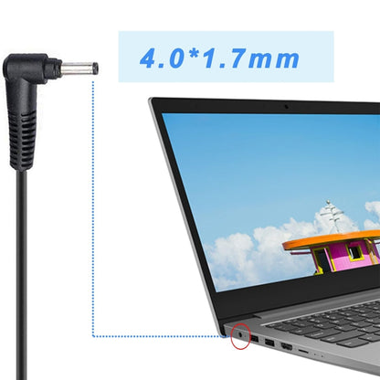 65W 20V 3.25A Laptop Notebook Power Adapter with DC 4.0x1.7mm Port For Lenovo Thinkpad / ThinkBook / Xiaoxin, EU Plug, US Plug, UK Plug