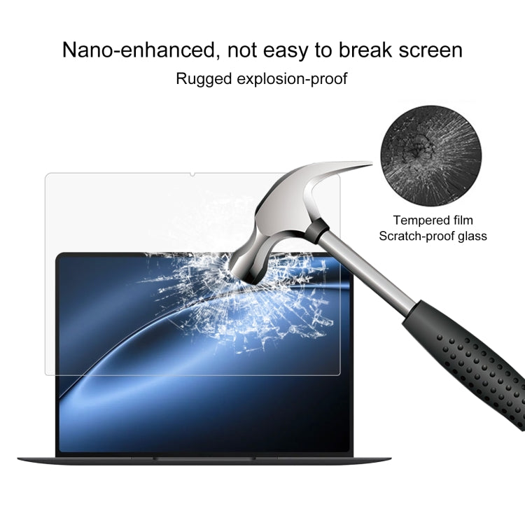 25pcs 9H 0.3mm Explosion-proof Tempered Glass Film, For Huawei MateBook X Pro 14.2 2024, For Huawei MateBook Pro 14.2 inch, For Huawei MateBook 14 2024
