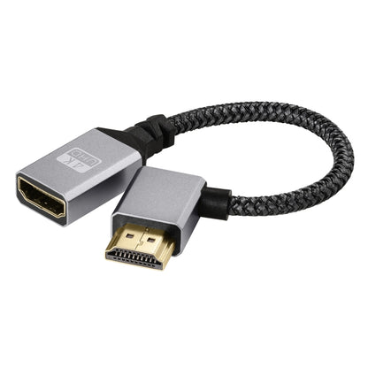 HDMI Male to Female 4K UHD Extension Cable Computer TV Adapter, Length: 20cm, Upward Bend, Downward Bend, Left Elbow, Right Elbow