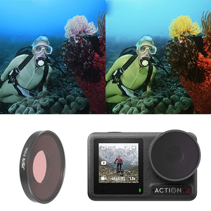 For DJI Osmo Action 4 JUNESTAR Threaded Camera Lens Filter, MCUV, CPL, ND8, ND16, ND32, ND64, ND1000, ND8PL, ND16PL, ND32PL, ND64PL, NIGHT, STAR, Streak Gold Drawing, Streak Blue Drawing, Macro 15X, Pink Diving Filter, Magenta Diving Filter...