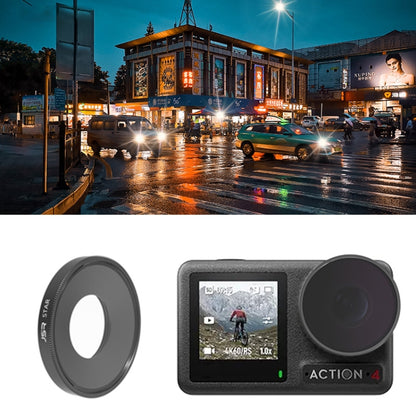 For DJI Osmo Action 4 JUNESTAR Threaded Camera Lens Filter, MCUV, CPL, ND8, ND16, ND32, ND64, ND1000, ND8PL, ND16PL, ND32PL, ND64PL, NIGHT, STAR, Streak Gold Drawing, Streak Blue Drawing, Macro 15X, Pink Diving Filter, Magenta Diving Filter...