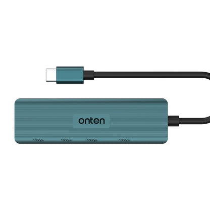 Onten UC622 10Gbps USB-C / Type-C to 2 x USB + 2 x USB-C / Type-C 4 in 1 HUB Docking Station, UC622