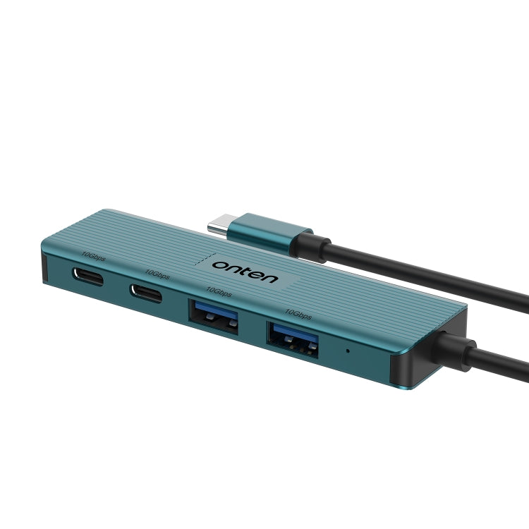 Onten UC622 10Gbps USB-C / Type-C to 2 x USB + 2 x USB-C / Type-C 4 in 1 HUB Docking Station, UC622