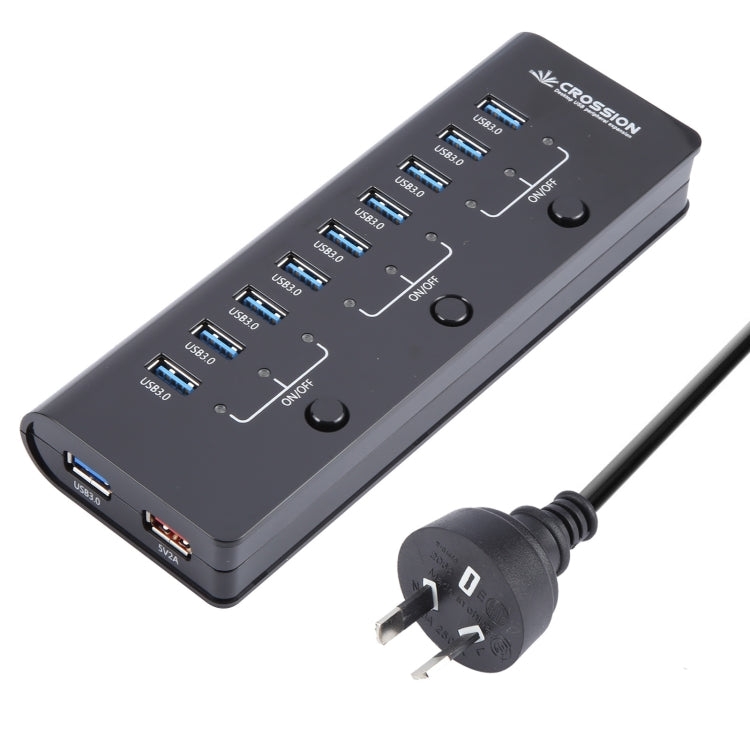 ORICO CRU3-H9C1 10 Port USB3.0 12V 4A HUB Power Adapter, AU Plug