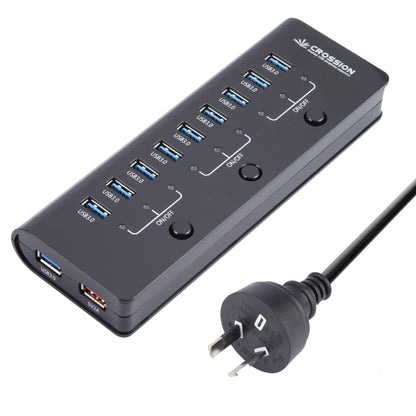 ORICO CRU3-H9C1 10 Port USB3.0 12V 4A HUB Power Adapter, AU Plug