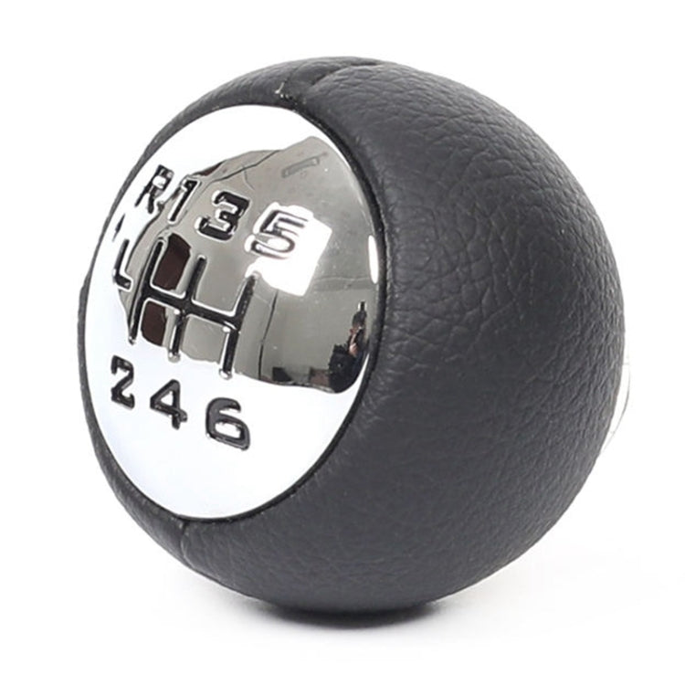 For Peugeot 307 / 308 Car Gear Lever Hand Ball Leather Gear Shift Knob, For Peugeot 307 / 308