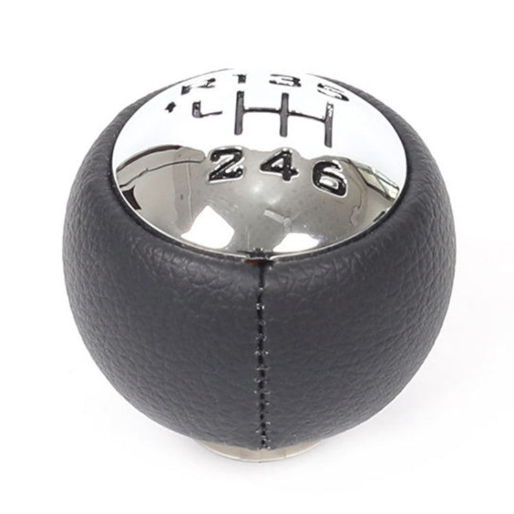For Peugeot 307 / 308 Car Gear Lever Hand Ball Leather Gear Shift Knob, For Peugeot 307 / 308