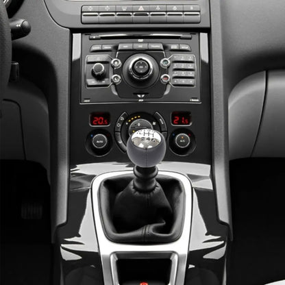 For Peugeot 307 / 308 Car Gear Lever Hand Ball Leather Gear Shift Knob, For Peugeot 307 / 308