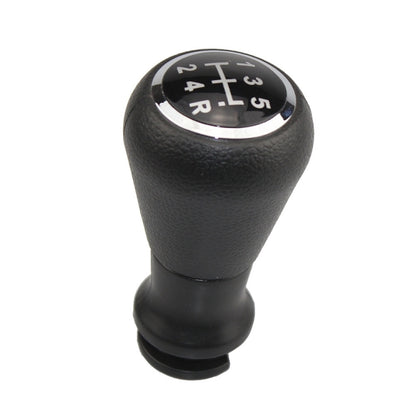 For Citroen C4 / Peugeot 307 Car Gear Lever Knob Leather Gear Shift Knob, For Citroen C4 / Peugeot 307 (Black)