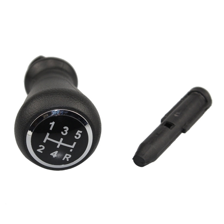 For Citroen C4 / Peugeot 307 Car Gear Lever Knob Leather Gear Shift Knob, For Citroen C4 / Peugeot 307 (Black)