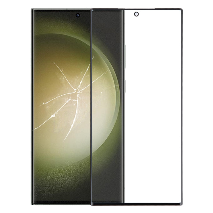Front Screen Outer Glass Lens with OCA Optically Clear Adhesive, For Samsung Galaxy S24 Ultra SM-S928B, For Samsung Galaxy S23 Ultra SM-S918B, For Samsung Galaxy S22 Ultra SM-S908B