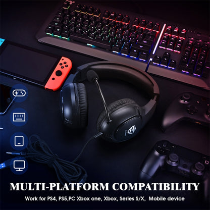 SoulBytes S20 RGB Light Gaming Headset with Mic, S20