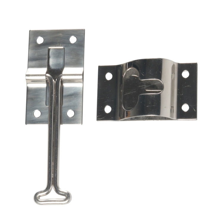 Vans / RVs / Trucks 4 inch Stainless Steel Door Hook with screws, 1pc