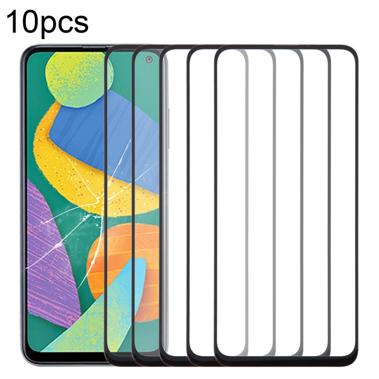 10pcs Front Screen Outer Glass Lens with OCA Optically Clear Adhesive, For Samsung Galaxy F15 SM-E156B, For Samsung Galaxy A15 5G SM-A156B, For Samsung Galaxy A55 SM-A556B, For Samsung Galaxy A35 SM-A356B, For Samsung Galaxy S24+ SM-S926B