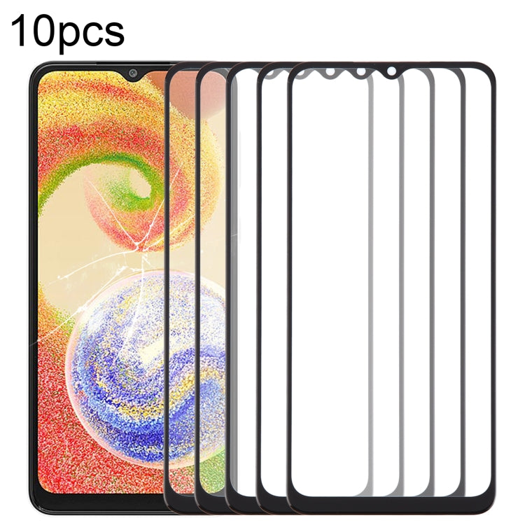 10pcs Front Screen Outer Glass Lens with OCA Optically Clear Adhesive, For Samsung Galaxy F15 SM-E156B, For Samsung Galaxy A15 5G SM-A156B, For Samsung Galaxy A55 SM-A556B, For Samsung Galaxy A35 SM-A356B, For Samsung Galaxy S24+ SM-S926B
