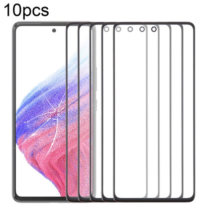 10pcs Front Screen Outer Glass Lens with OCA Optically Clear Adhesive, For Samsung Galaxy F15 SM-E156B, For Samsung Galaxy A15 5G SM-A156B, For Samsung Galaxy A55 SM-A556B, For Samsung Galaxy A35 SM-A356B, For Samsung Galaxy S24+ SM-S926B