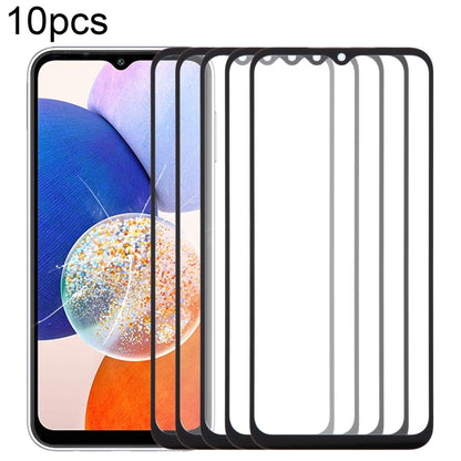 10pcs Front Screen Outer Glass Lens with OCA Optically Clear Adhesive, For Samsung Galaxy F15 SM-E156B, For Samsung Galaxy A15 5G SM-A156B, For Samsung Galaxy A55 SM-A556B, For Samsung Galaxy A35 SM-A356B, For Samsung Galaxy S24+ SM-S926B