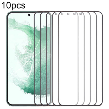 10pcs Front Screen Outer Glass Lens with OCA Optically Clear Adhesive, For Samsung Galaxy F15 SM-E156B, For Samsung Galaxy A15 5G SM-A156B, For Samsung Galaxy A55 SM-A556B, For Samsung Galaxy A35 SM-A356B, For Samsung Galaxy S24+ SM-S926B