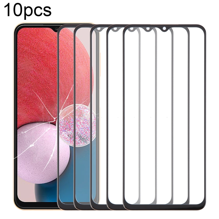 10pcs Front Screen Outer Glass Lens with OCA Optically Clear Adhesive, For Samsung Galaxy F15 SM-E156B, For Samsung Galaxy A15 5G SM-A156B, For Samsung Galaxy A55 SM-A556B, For Samsung Galaxy A35 SM-A356B, For Samsung Galaxy S24+ SM-S926B