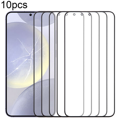 10pcs Front Screen Outer Glass Lens with OCA Optically Clear Adhesive, For Samsung Galaxy F15 SM-E156B, For Samsung Galaxy A15 5G SM-A156B, For Samsung Galaxy A55 SM-A556B, For Samsung Galaxy A35 SM-A356B, For Samsung Galaxy S24+ SM-S926B