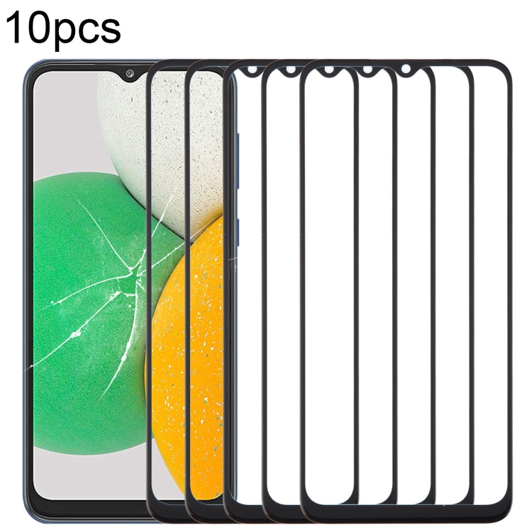 10pcs Front Screen Outer Glass Lens with OCA Optically Clear Adhesive, For Samsung Galaxy F15 SM-E156B, For Samsung Galaxy A15 5G SM-A156B, For Samsung Galaxy A55 SM-A556B, For Samsung Galaxy A35 SM-A356B, For Samsung Galaxy S24+ SM-S926B