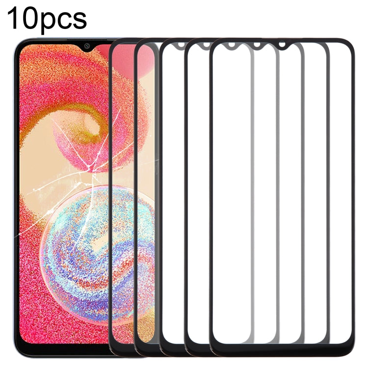 10pcs Front Screen Outer Glass Lens with OCA Optically Clear Adhesive, For Samsung Galaxy F15 SM-E156B, For Samsung Galaxy A15 5G SM-A156B, For Samsung Galaxy A55 SM-A556B, For Samsung Galaxy A35 SM-A356B, For Samsung Galaxy S24+ SM-S926B